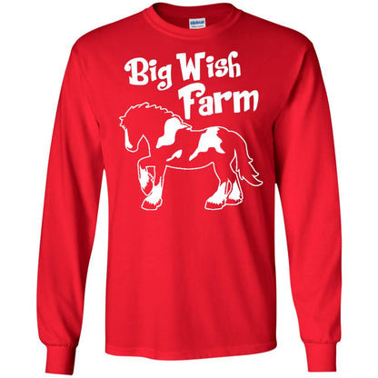 Big Wish Farm Horse Shirt Red