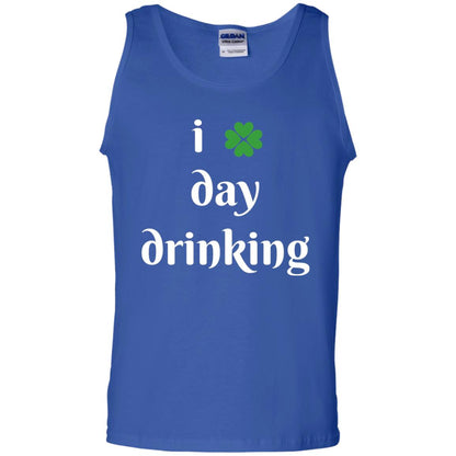 I Day Drinking Funny St Patricks Day T-shirt Royal