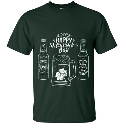 Happy St. Patrick_s Day Drinking Beer St Patrick_s Day T-shirt Forest