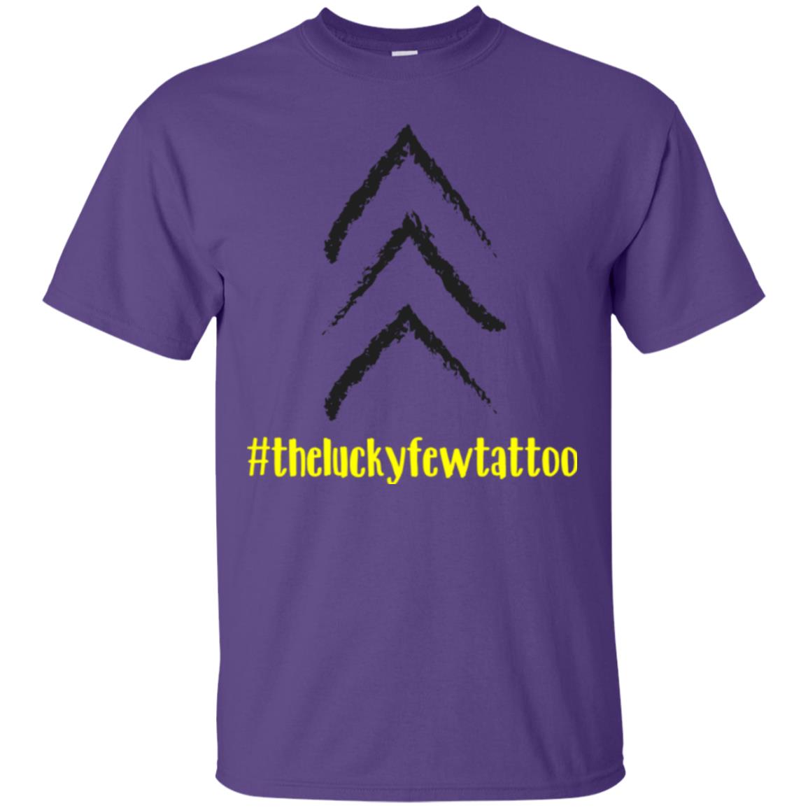 Hash Tag The Lucky Few Tattoo Gift Shirt For Friend Purple