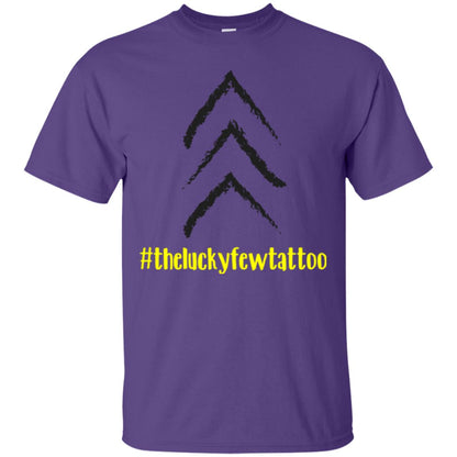 Hash Tag The Lucky Few Tattoo Gift Shirt For Friend Purple
