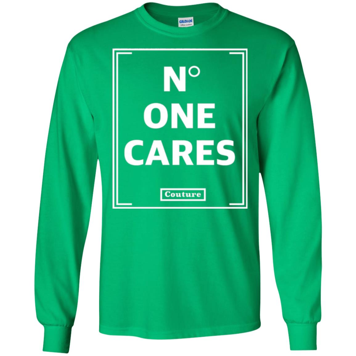 No One Cares Tops Cute Casual T-shirt Irish Green
