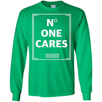 No One Cares Tops Cute Casual T-shirt Irish Green