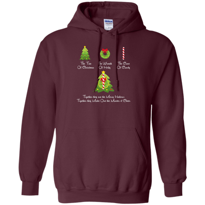 The Tree Of Christmas T-Shirt Maroon