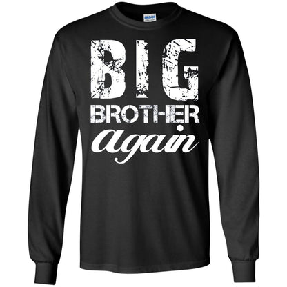 Big Brother Again T-shirt New Baby Black