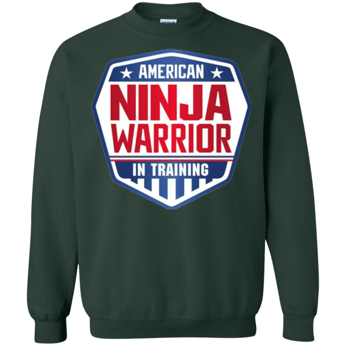 American Ninja Warrior In Training T-shirt Forest Green