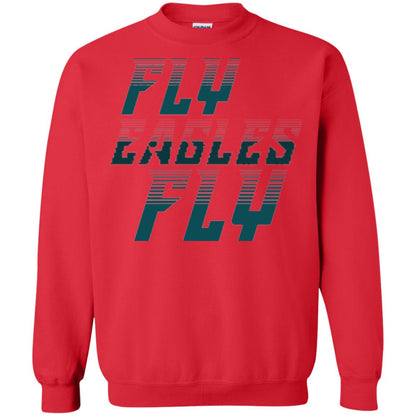 Football Lover T-shirt Fly Eagles Fly Red