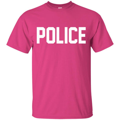 Police Halloween T-shirt Heliconia