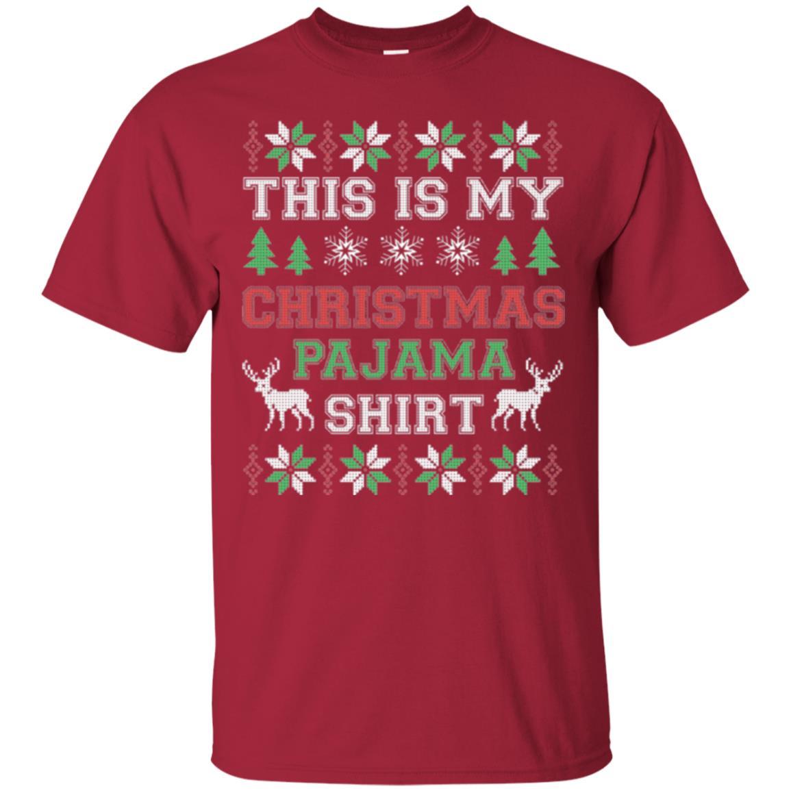 Christmas T-shirt This Is My Christmas Pajama Cardinal