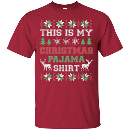 Christmas T-shirt This Is My Christmas Pajama Cardinal