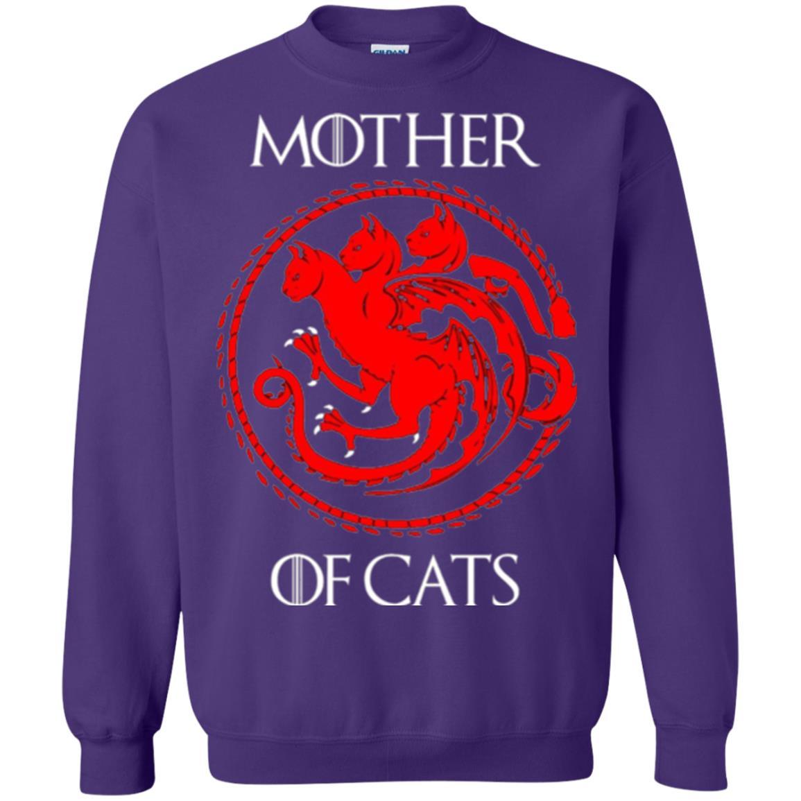 Cat Lover T-shirt Mother Of Cats Hot Purple