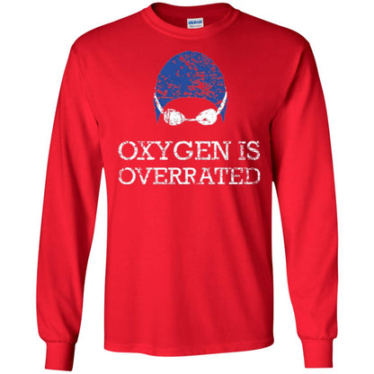 Swimming Lovers T-shirt Oxygen Is Overrated Red