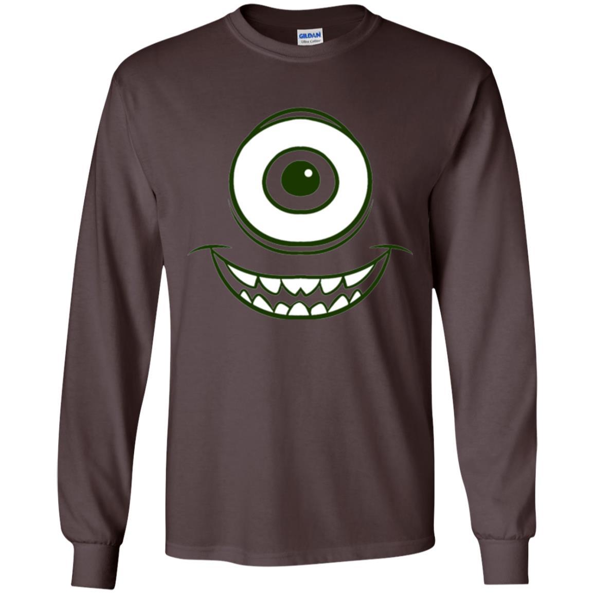 Cartoon T-shirt Mike Wazowski Eye Graphic Dark Chocolate