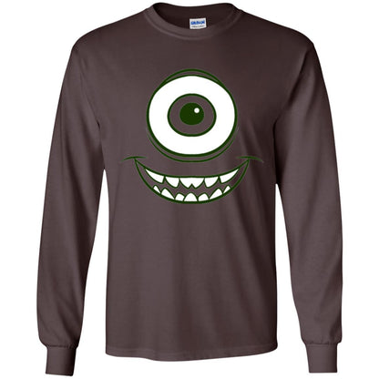 Cartoon T-shirt Mike Wazowski Eye Graphic Dark Chocolate