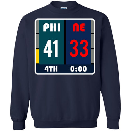 Football Philadelphia T-shirt Eagles Vs New England Navy