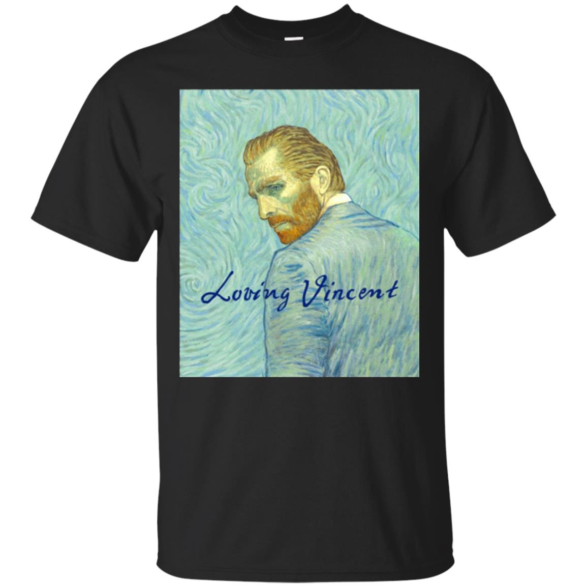 Movie Poster T-shirt Loving Vincent Black