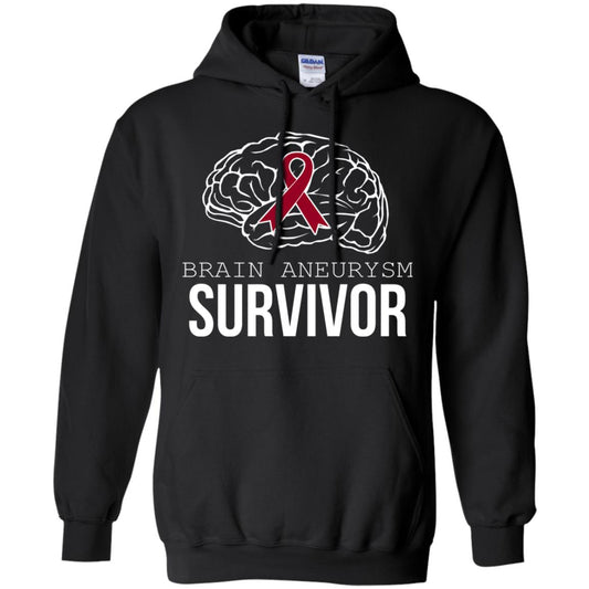 Brain Aneurysm Survivor T-shirt Black