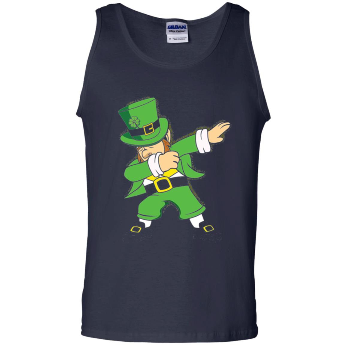 St. Patrick_s Day T-shirt Irish Dabbing T-shirt Navy