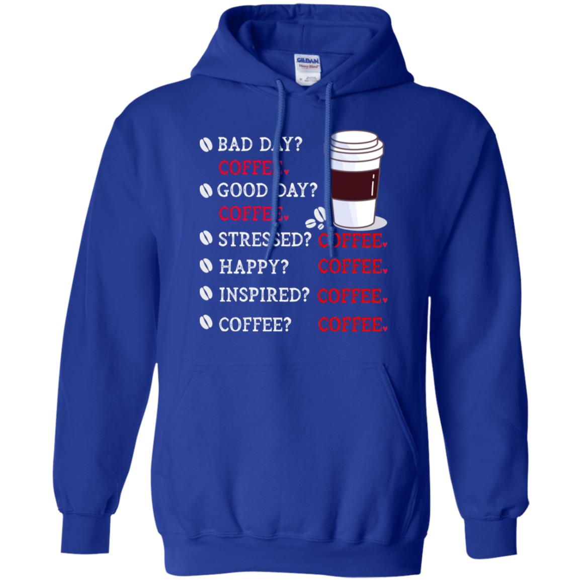 Coffee Idea Gift Shirt For Mens Womens Royal