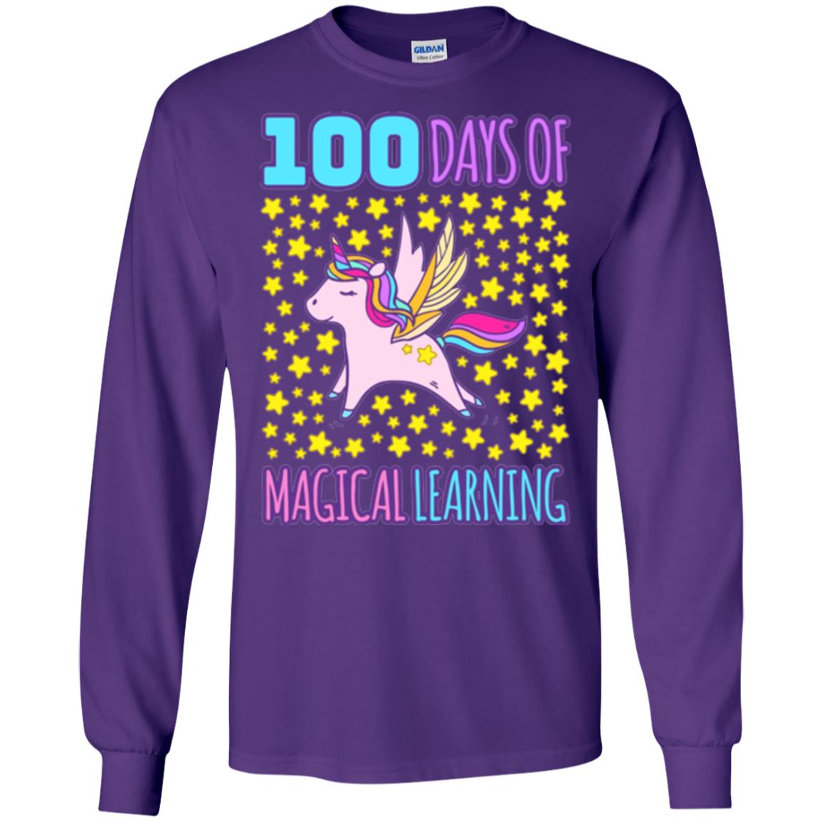 Children T-shirt Adorable 100th Day Of School Purple
