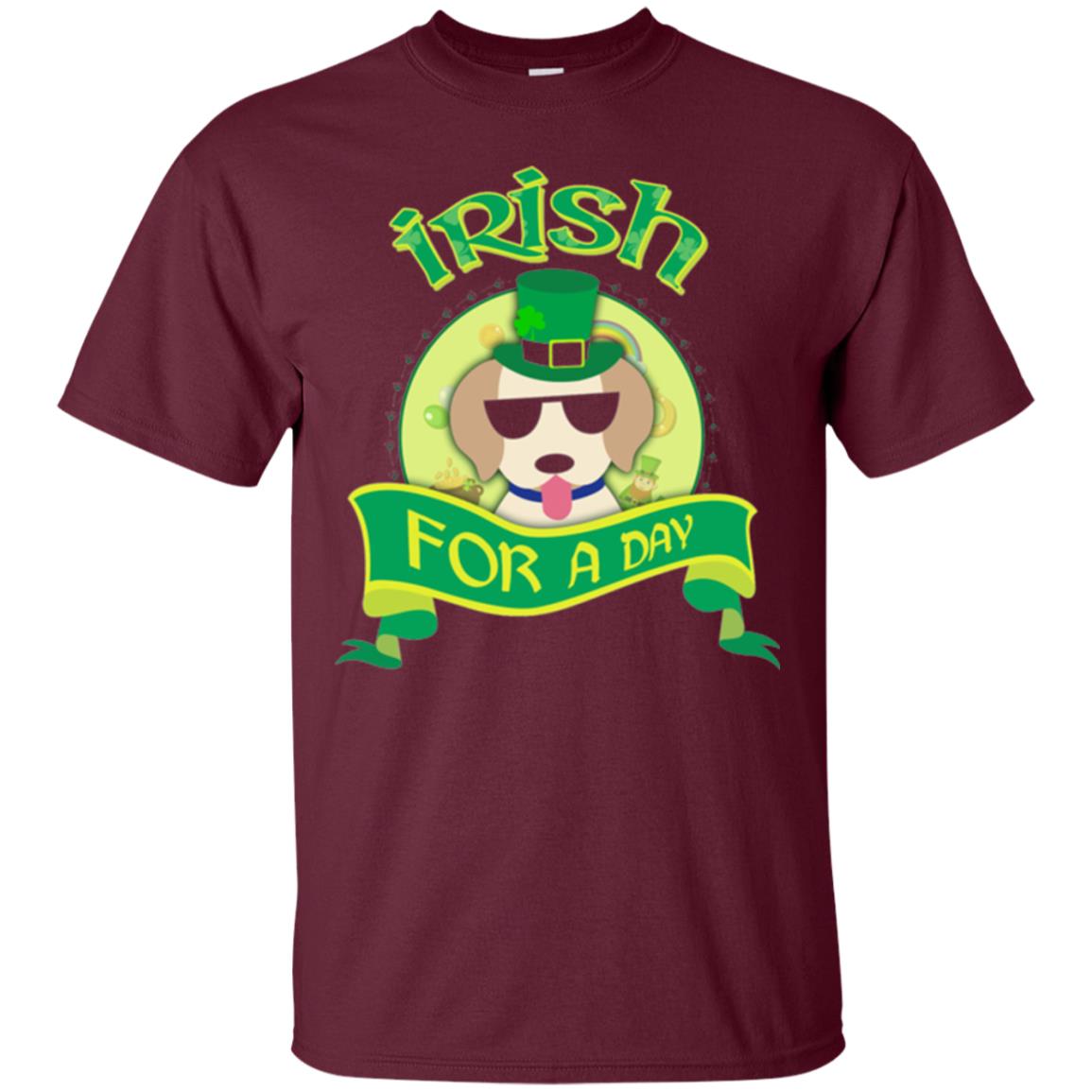 Saint Patrick_s Day 2018 T-shirt Amazing I_m Irish Labrador Maroon