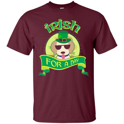 Saint Patrick_s Day 2018 T-shirt Amazing I_m Irish Labrador Maroon