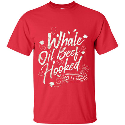 Whale Oil Beef Hooked T-shirt Red