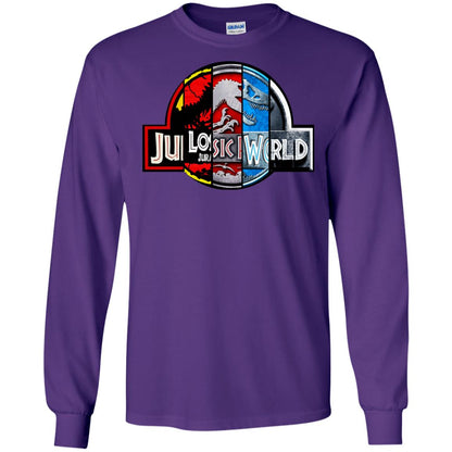 Jurassic World Movie Fan Shirt Purple