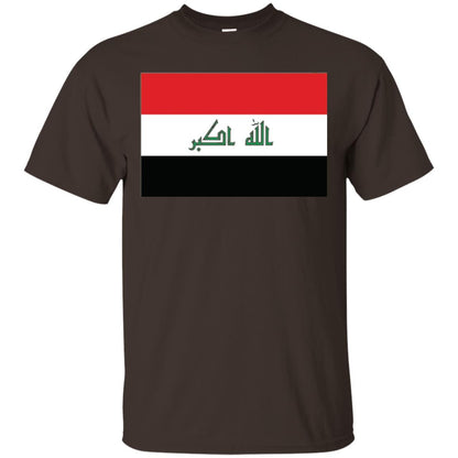 Iraqi Flag T-shirt Dark Chocolate