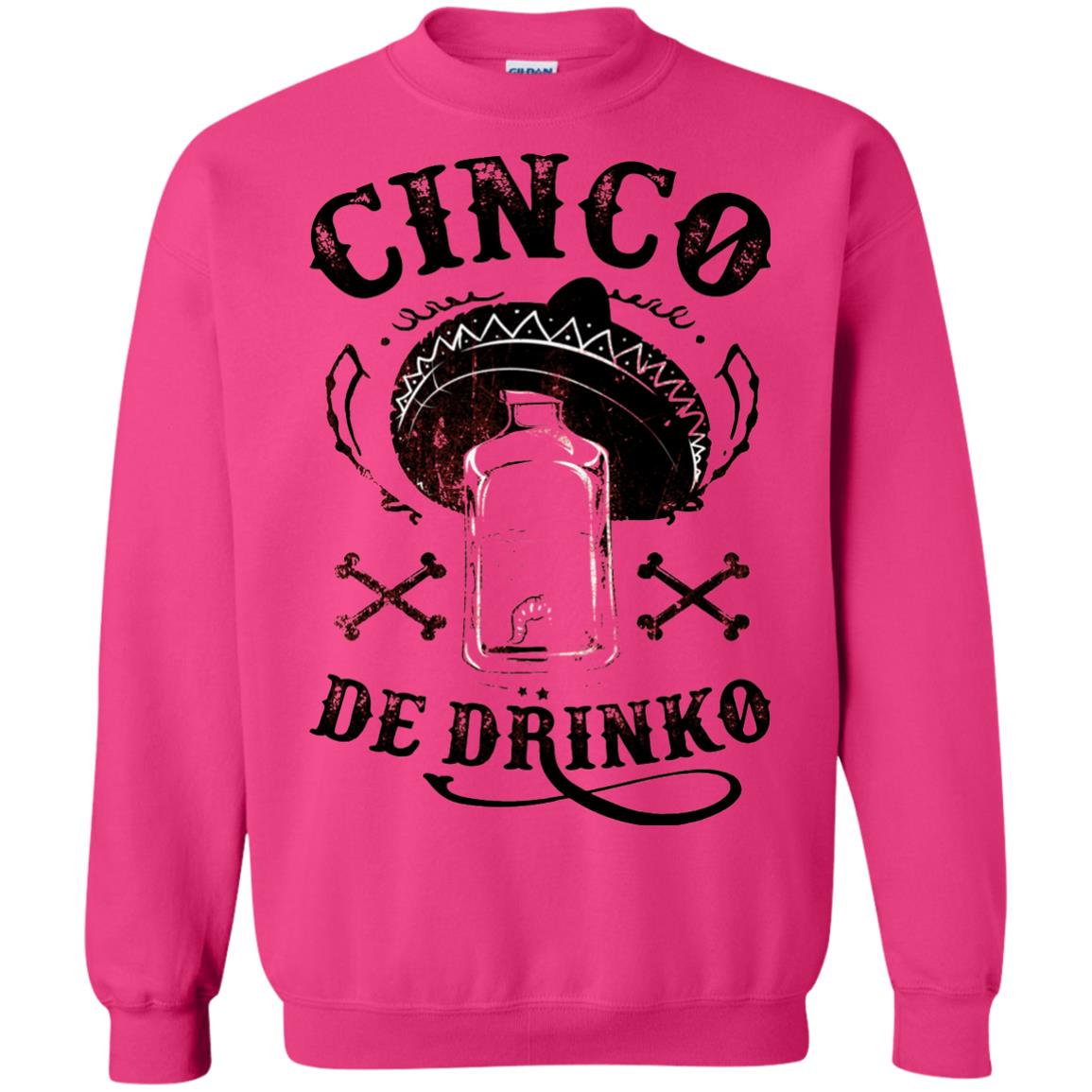 Badass Cinco De Drinko T-shirt Funny Cinco De Mayo Heliconia