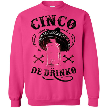 Badass Cinco De Drinko T-shirt Funny Cinco De Mayo Heliconia