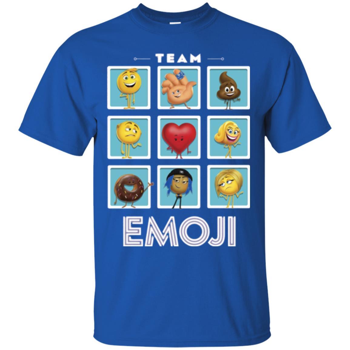 Film T-shirt Emoji Panels Graphic T-shirt Royal