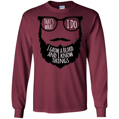 Bread Man T-shirt That_s What I Do I Growl A Bread And I Know Things Maroon