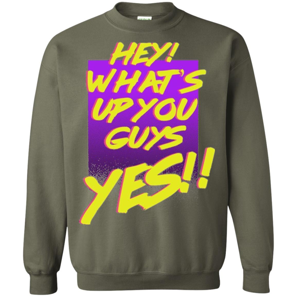 Shane Dawson T-shirt Hey What's Up You Guys Yes Military Green