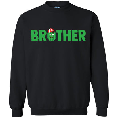 Brother Watermelon Funny Summer Melon Fruit Shirt For Brother Black