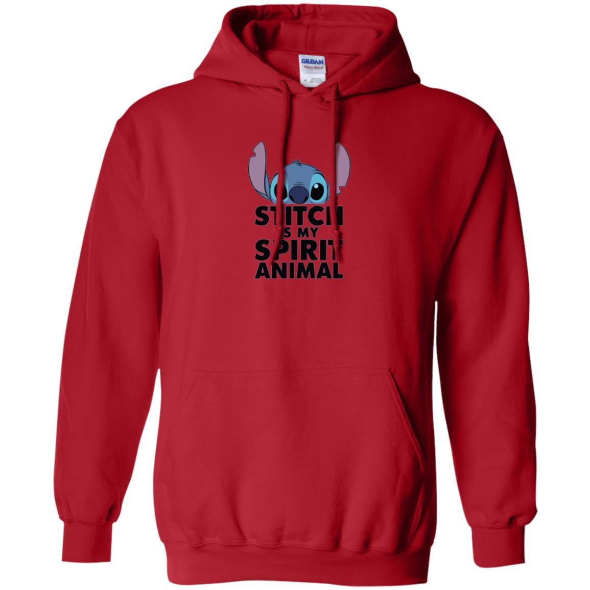 Disney Stitch Is My Spirit Animal T-shirt Red