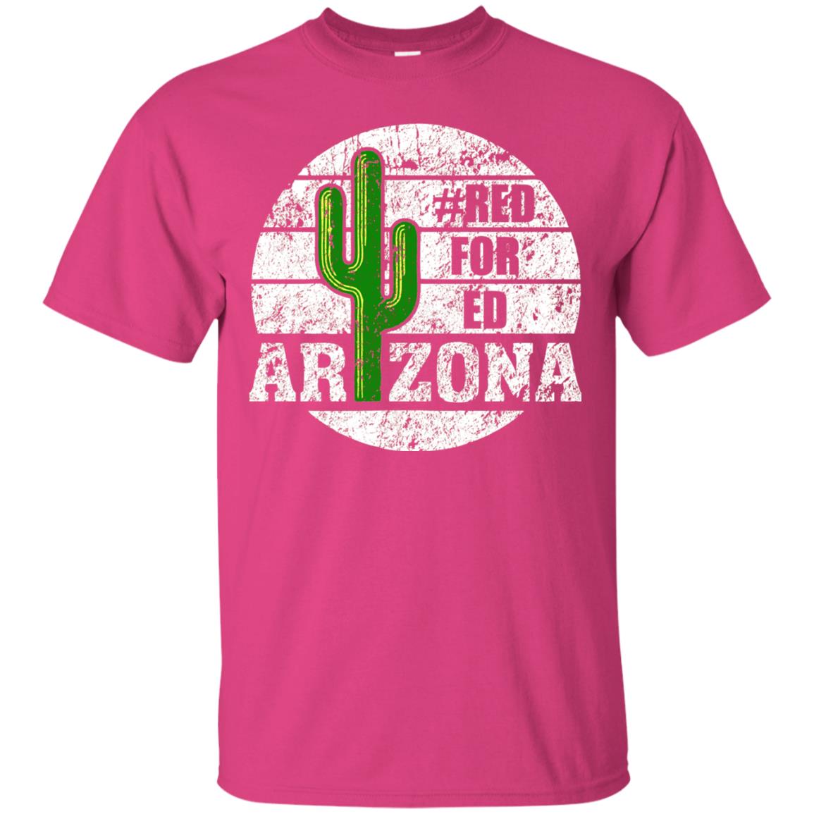 Vintage Red For Ed Arizona Cactus Lover Shirt Heliconia