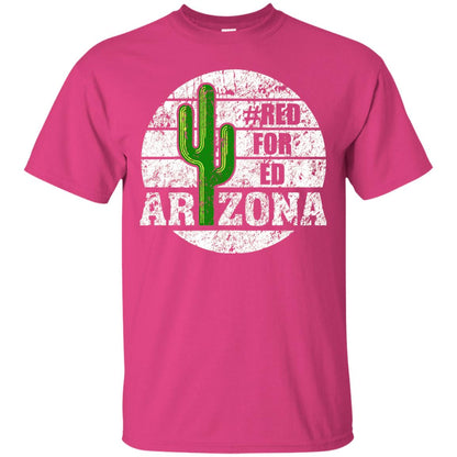 Vintage Red For Ed Arizona Cactus Lover Shirt Heliconia