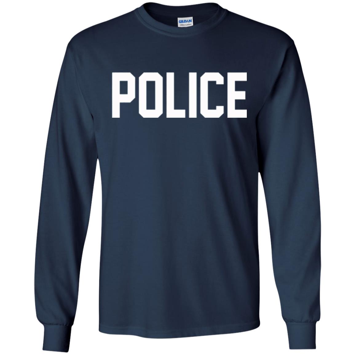 Police Halloween T-shirt Navy