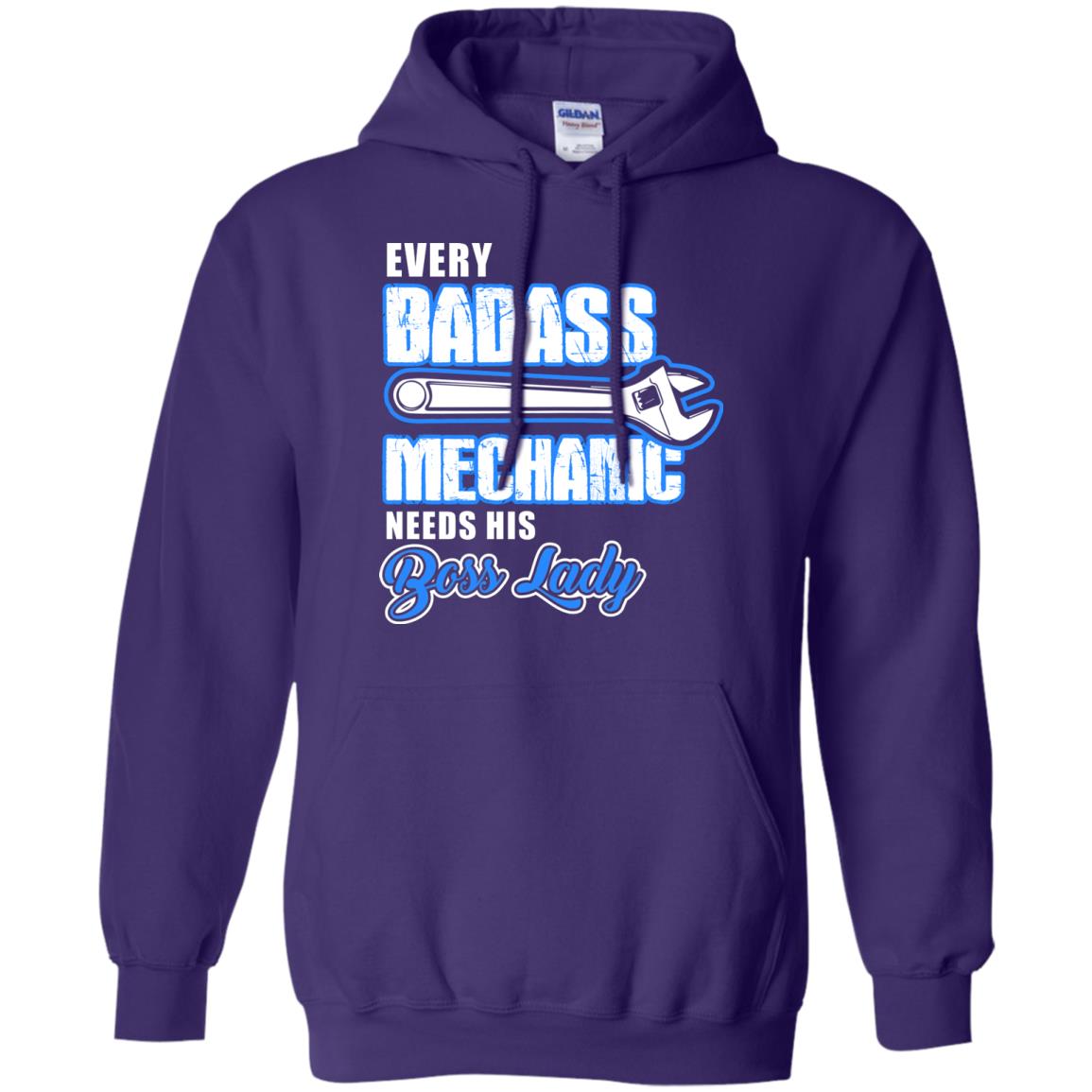 Every Badass Mechanic Needs His Boss Lady Shirt Purple