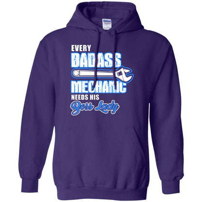 Every Badass Mechanic Needs His Boss Lady Shirt Purple