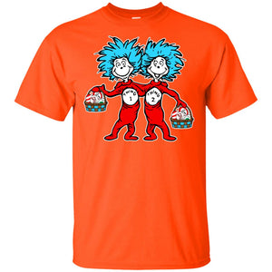 Dr. Seuss Thing 1 Thing 2 Easter Egg T-shirtG200 Gildan Ultra Cotton T-Shirt