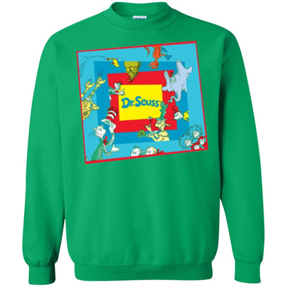 Dr. Seuss Character National Wear Red Day T-shirt Irish Green