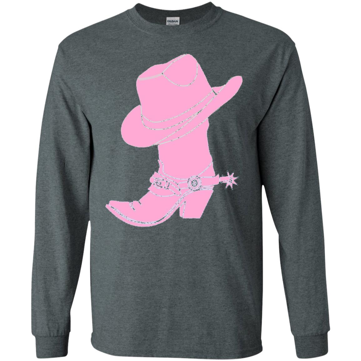 Cowgirl Boots Western Wear T-shirt Dark Heather