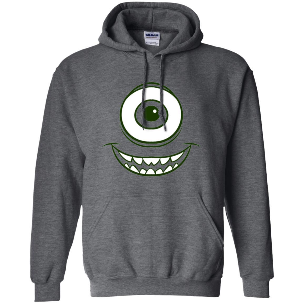 Cartoon T-shirt Mike Wazowski Eye Graphic Dark Heather