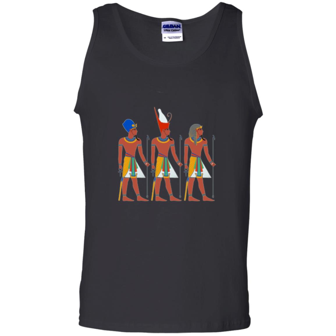 Ancient Egypt Pharaoh Art T-shirt Black