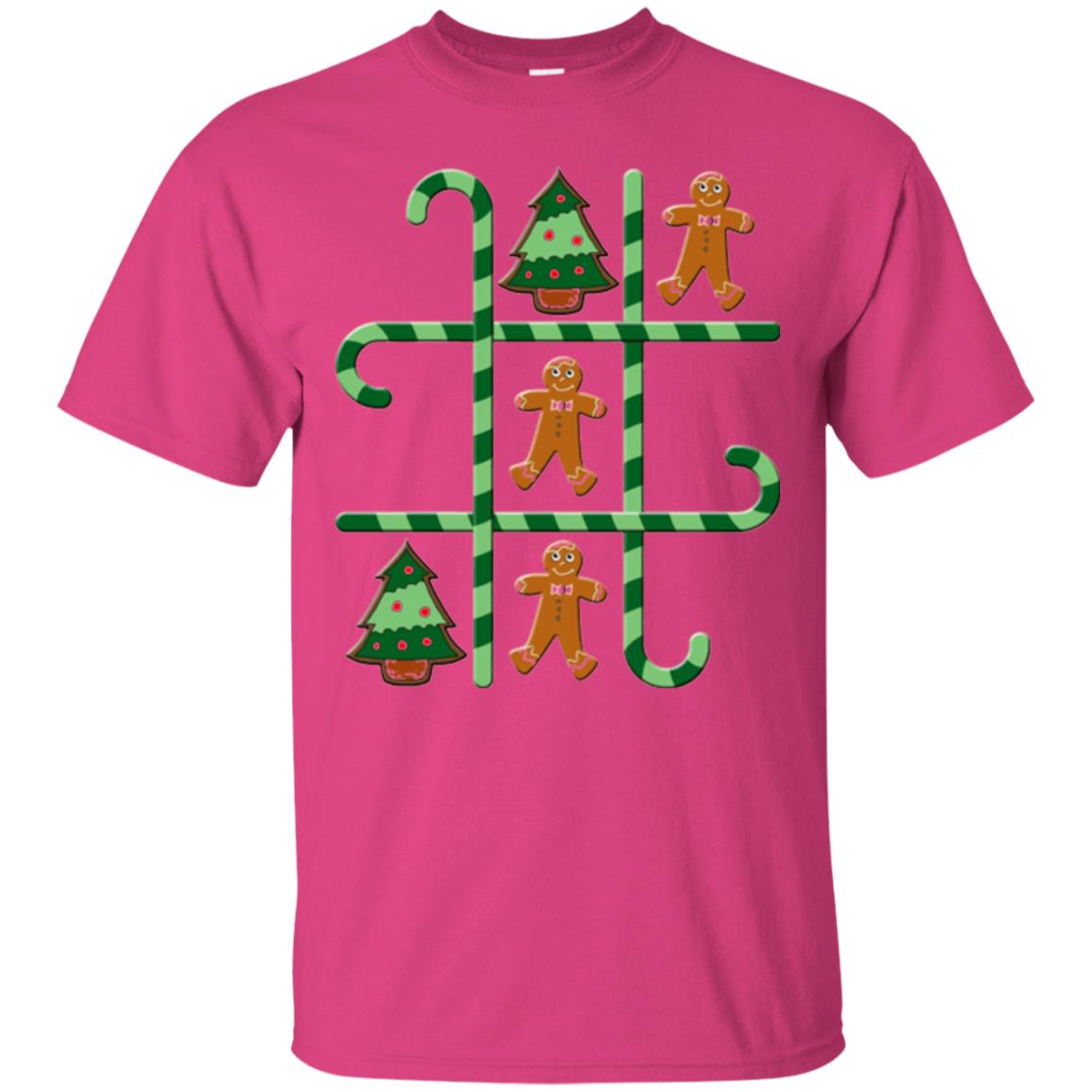 Christmas T-shirt Tic Tac Toe Board Game Heliconia