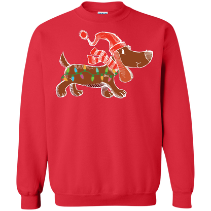 Dog Lover T-Shirt Christmas Lights Labrador Retriever Dog Lover Red