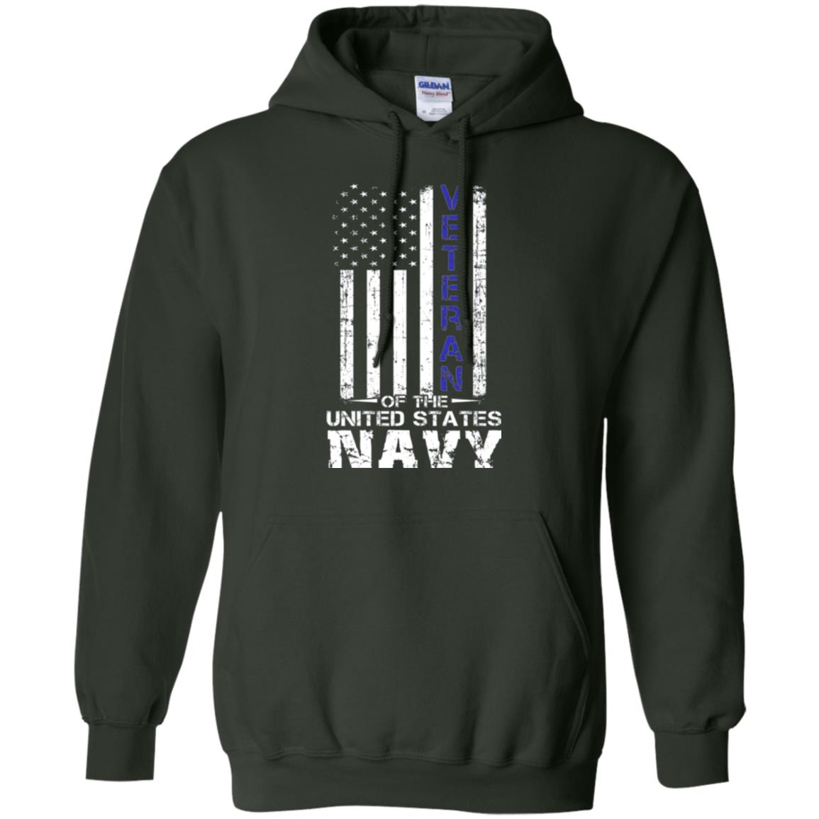 Us Navy Veteran T-shirt Forest Green