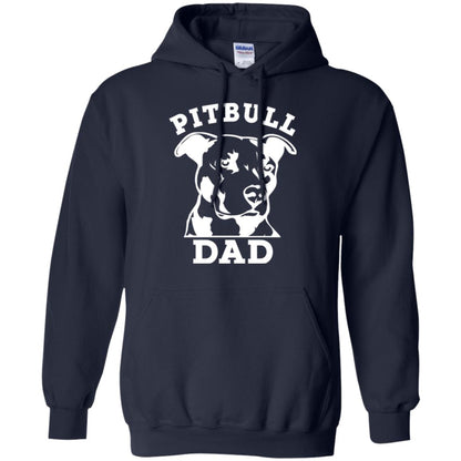 Pit Bull Dad T-shirt Pitbull Lovers Navy